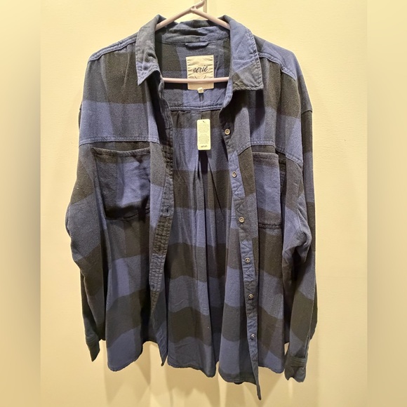 Aerie Anytime Fave Flannel Shirt - Picture 2 of 4